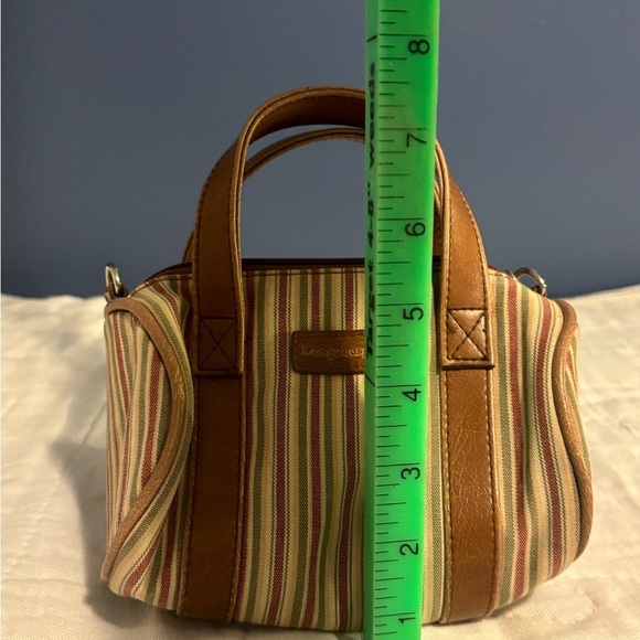 Mini Longaberger purse.  Striped. - Picture 7 of 7